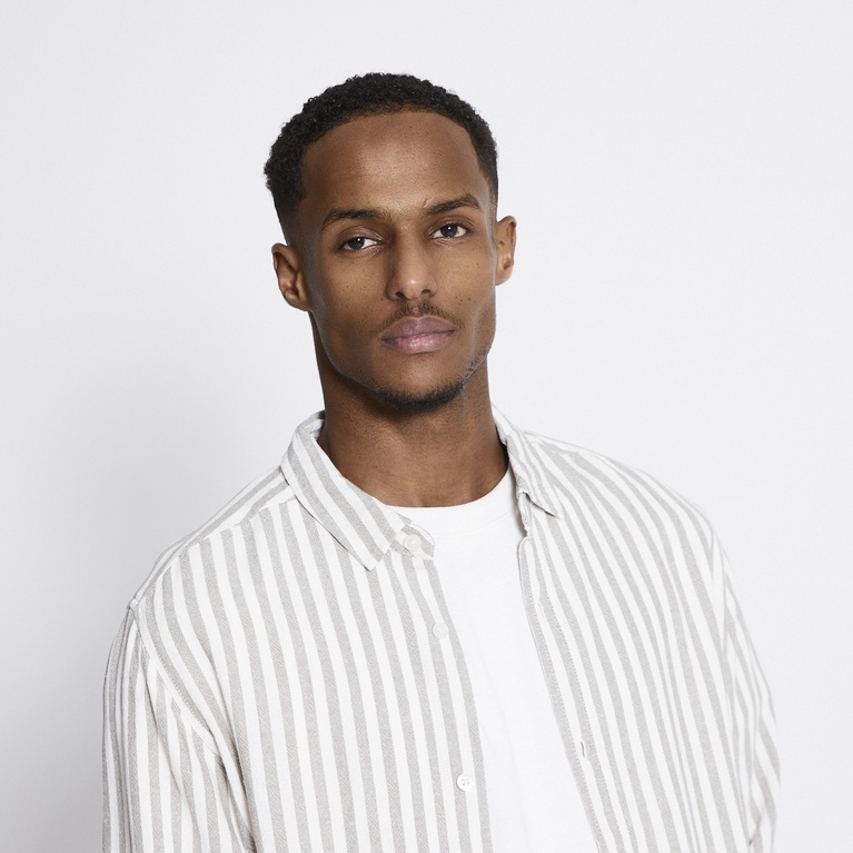 Linneskjorta "Lucas Stripe"